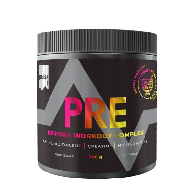 PULS nutrition Pre-Workout Complex 300g fruit punch