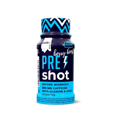 PULS nutrition Pre-Workout Shot 60ml berry boost