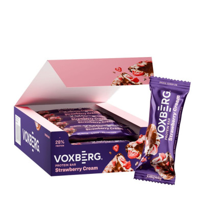 Voxberg Protein Bar 18 x 50g strawberry cream