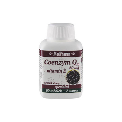 MedPharma Coenzym Q10 60 mg + vitamin E 67 tobolek