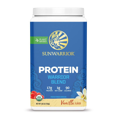 Sunwarrior Protein Blend + Greens BIO 750g vanilka