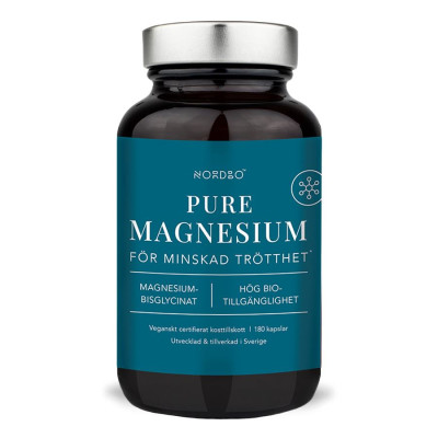 Nordbo Pure Magnesium 180 kapslí (Hořčík)