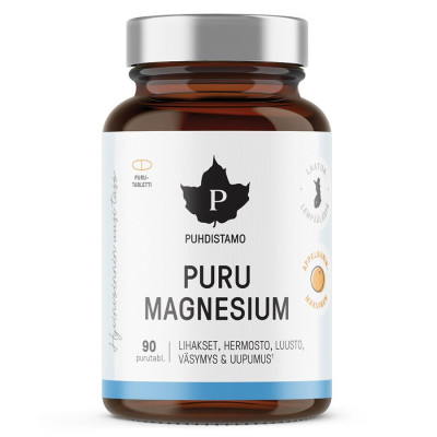 Puhdistamo Puru Magnesium 90 rozpustných tablet pomeranč SK