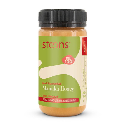 Steens RAW Manuka Honey 100+ MGO 500g