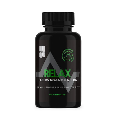 PULS nutrition Relax Ashwagandha + B6 60 gummies apple