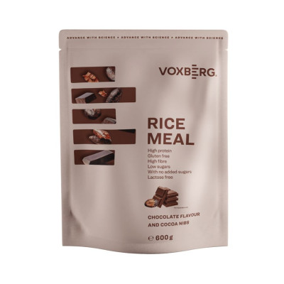 Voxberg Rice Meal 600g chocolate and cocoa nibs