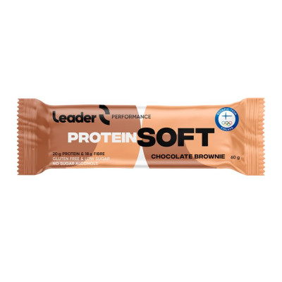 Leader Soft Protein Bar 60 g čokoládové brownie