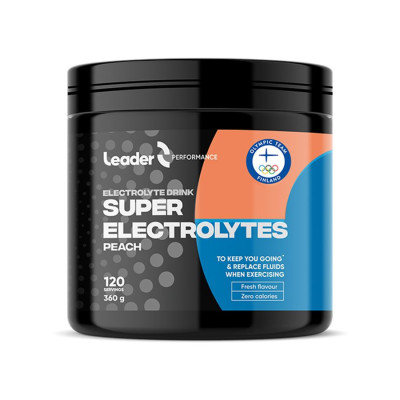 Leader Super Electrolytes 360g peach (broskev)