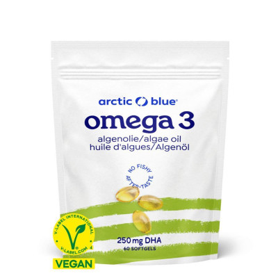 Arctic blue® Vegan Omega 3 Algae 60 kapslí (250mg DHA)