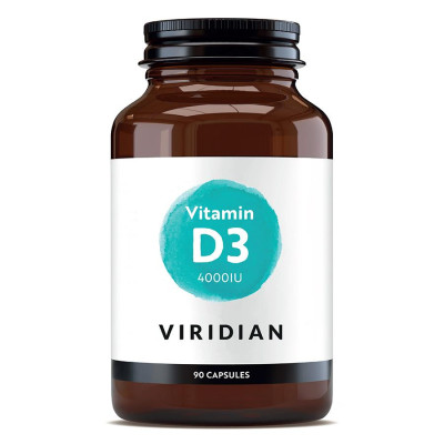 Viridian Nutrition Vitamin D3 4000iu 90 kapslí