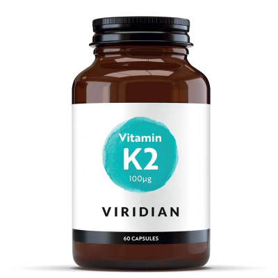 Viridian Nutrition Vitamin K2 100ug 60 kapslí