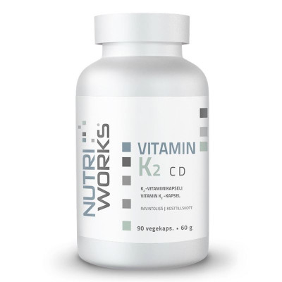 NutriWorks Vitamin K2 C D 90 kapslí