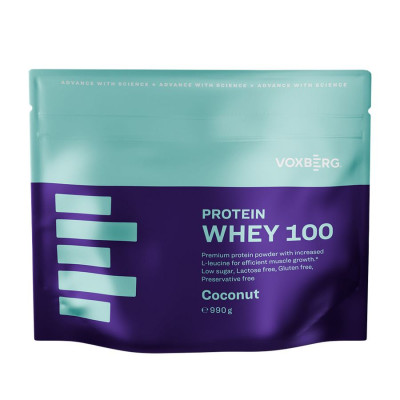 Voxberg Whey Protein 100 990g kokos