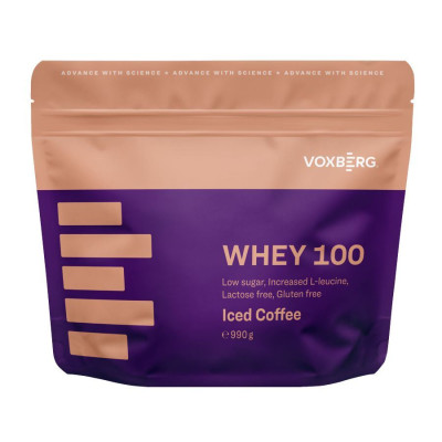Voxberg Whey Protein 100 990g ledová káva