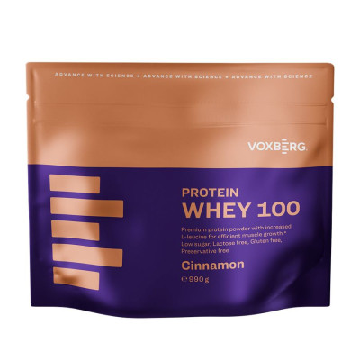 Voxberg Whey Protein 100 990g skořice