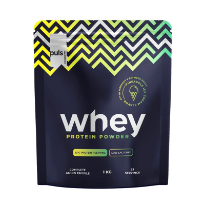 PULS nutrition Whey Protein 1kg pineapple ice cream