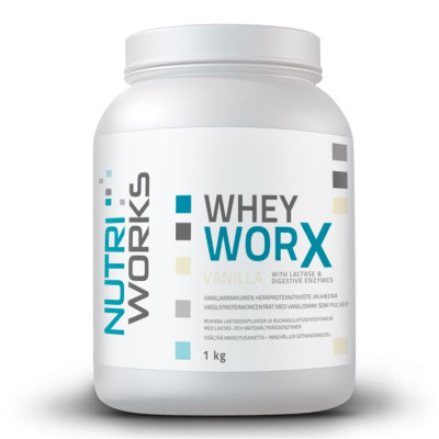 NutriWorks Whey Worx 1 kg vanilka