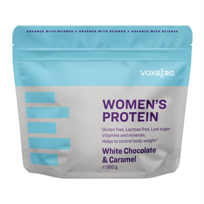 Voxberg Womens Protein 990g bílá čokoláda s karamelem