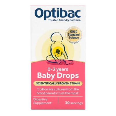 Optibac Baby Drops (Probiotika pro děti v kapkách) 10 ml