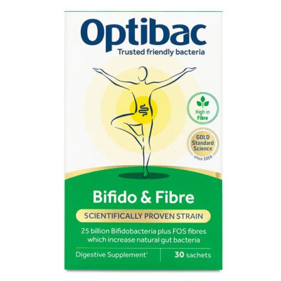 Optibac Bifido and Fibre (Probiotika pro vyprazdňování)...