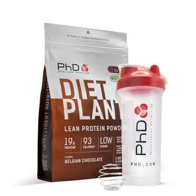 PhD Nutrition Diet Plant Protein 1 kg belgická čokoláda +...