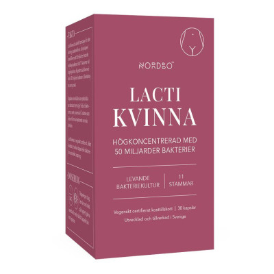 Nordbo Lacti Kvinna 30 kapslí (Probiotika pro ženy) SK