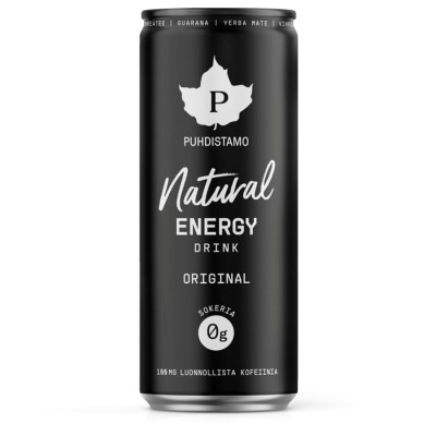 Puhdistamo Natural Energy Drink 330ml original...