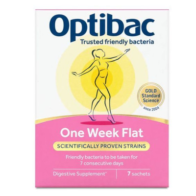 Optibac One Week Flat (Probiotika při nadýmání) 7 x 1,5g...