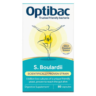 Optibac Saccharomyces Boulardii (Probiotika při nadměrném...