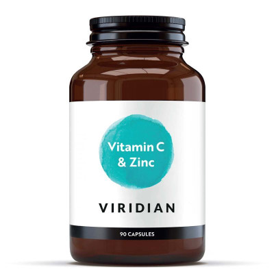 Viridian Nutrition Vitamin C 500mg + Zinc 90 kapslí